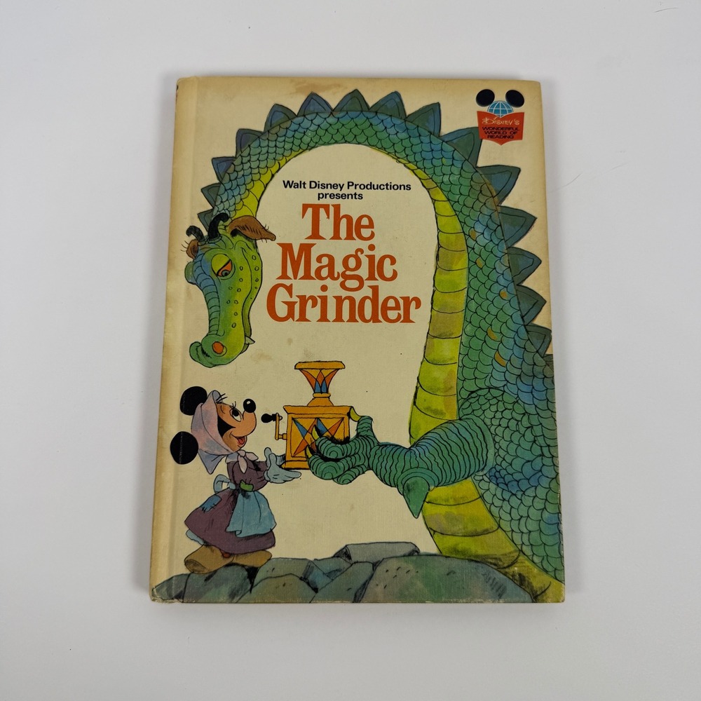 Walt Disney The Magic Grinder 1975 Wonderful World of Reading Vintage Hardcover‎
